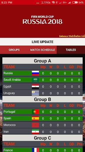 Russia WorldCup Live screenshot 5