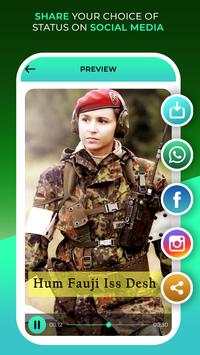 Army Video Song Status-Indian Army Video Status screenshot 3