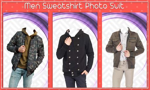 Men Sweatshirt Photo Suit 1 تصوير الشاشة