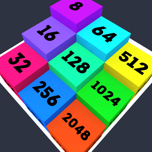 2048 3D Chain Cube Merge Game : 2048 Puzzle Game иконка