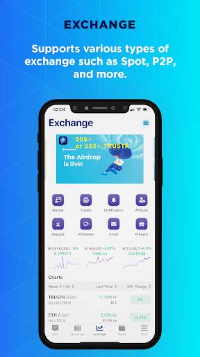 TrustKeys Blockchain SuperApp screenshot 2