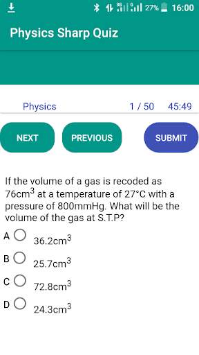 Physics Sharp Quiz screenshot 2