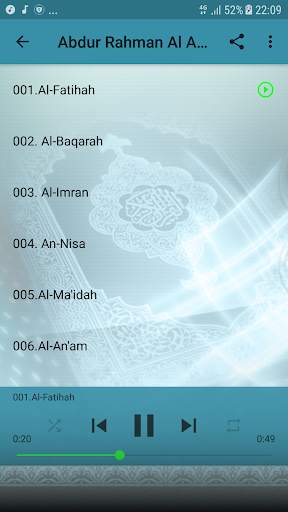 AbdurRahman Al Ausy Holy Quran MP3 screenshot 2