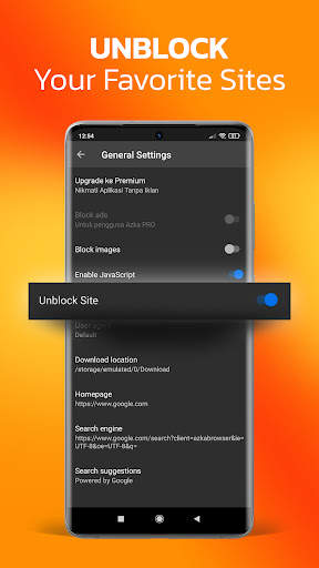 Azka Browser PRO screenshot 2