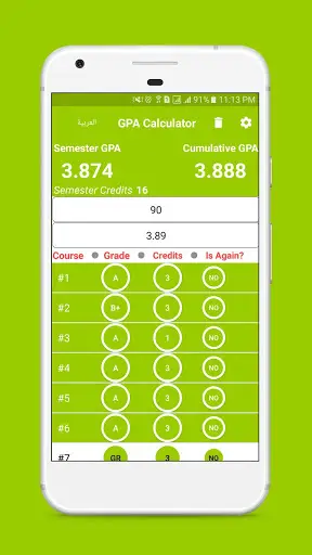 GPA Calculator screenshot 2