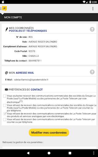 Mon Espace La Poste Mobile screenshot 14