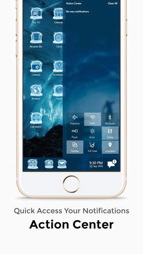 Ice Theme Theme For Computer Launcher screenshot 1