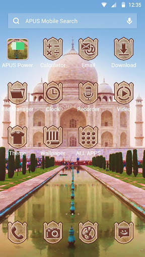 Taj Mahal theme & wallpaper screenshot 2