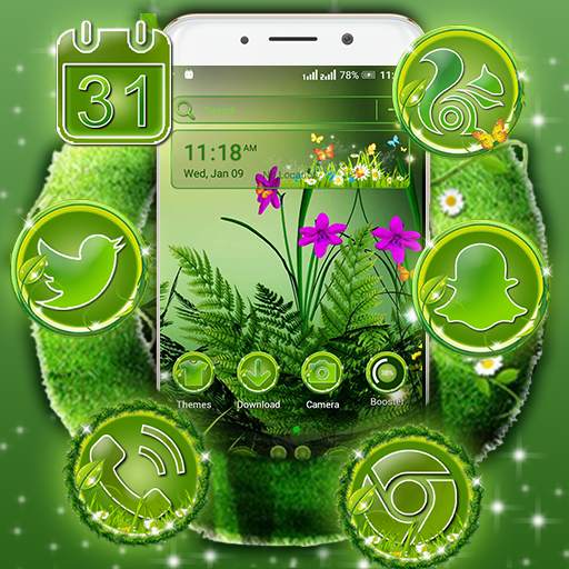 Green Nature Launcher Theme 1.2