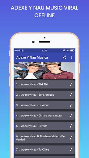 Adexe y Nau Musica Offline screenshot 1