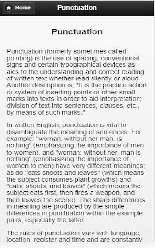 Punctuation Rules скриншот 3