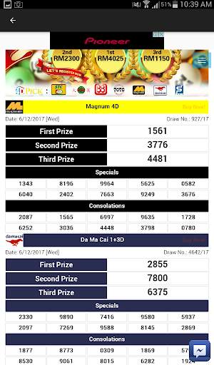 Simple 4D Number: Live Result screenshot 2