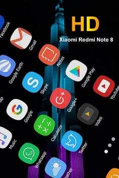 launcher Theme For Xiaomi Redmi Note 8 pro screenshot 1