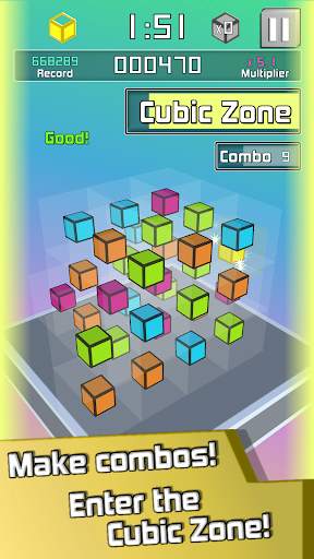 CuboCombo: A 3D match 3 game! स्क्रीनशॉट 3
