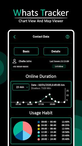 WhatsTracker - Online Tracker for Whatsapp скриншот 1