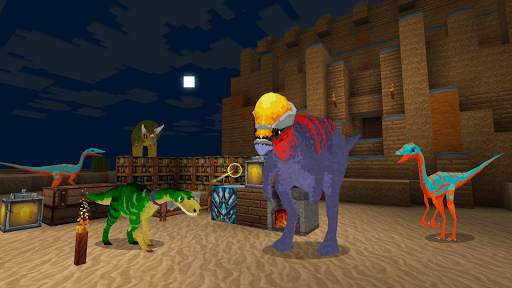 JurassicCraft: Free Block Build & Survival Craft screenshot 3