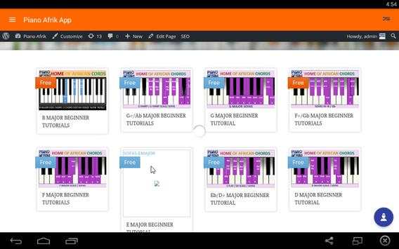 Piano Afrik App screenshot 2