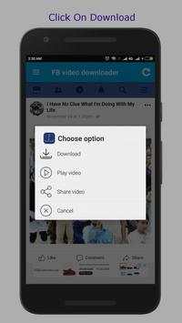 Video Downloader for Facebook screenshot 2
