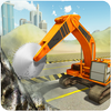 Heavy Excavator Stone Cutting icon