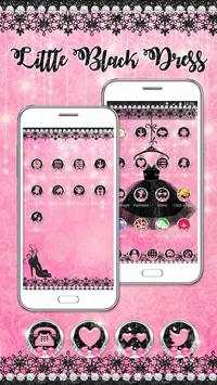 Black Dress Launcher  Date Night Theme screenshot 4