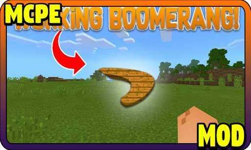 Boomerang Guns MCPE - Minecraft Mod screenshot 1
