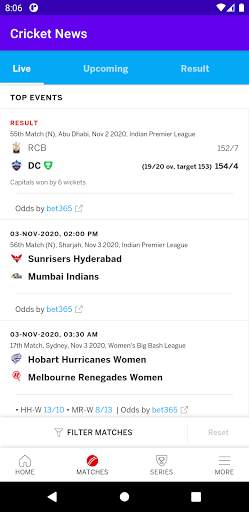 Cricket News screenshot 2