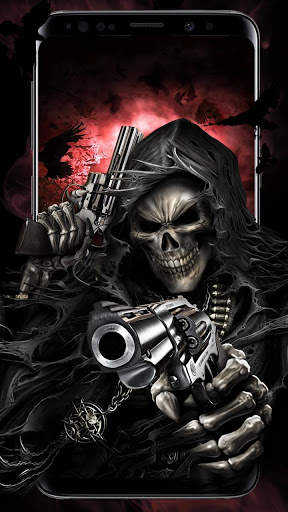 Death Skull Gun Theme screenshot 2