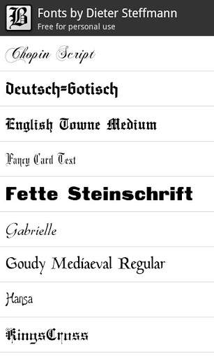PicSay Pro Font Pack - B screenshot 1