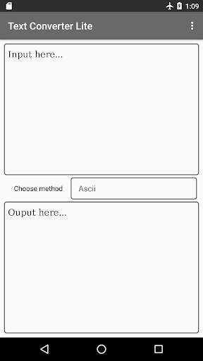 Text Convert Lite screenshot 1
