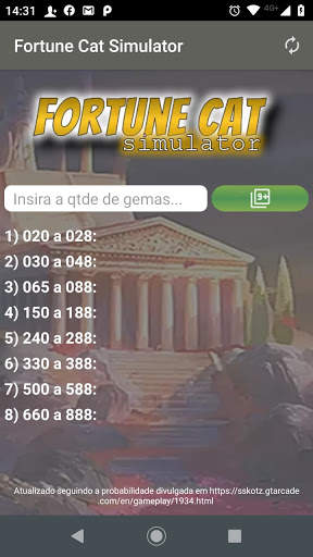 Fortune Cat Simulator (Simulador Gato da Fortuna) screenshot 2