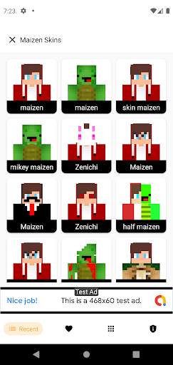 Maizen Skins for Minecraft PE screenshot 1