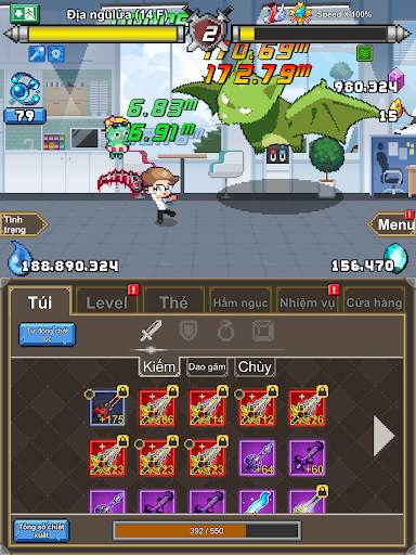 Tập đoàn hầm ngục V (Idle RPG) screenshot 15