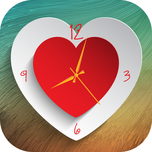 Heart Clock Live Wallpaper icon