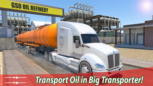 Oil Truck Transport Driver Simulator - Truck Games screenshot 2
