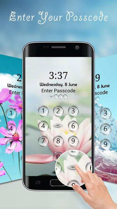 WaterDrop Lock Screen Locker screenshot 3