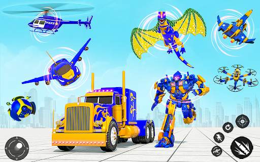 Multi Robot Car Transform Game screenshot 4