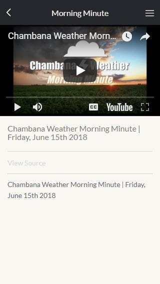 Chambana Weather 3 تصوير الشاشة
