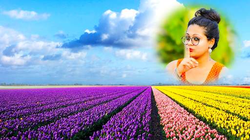 Flower Hill Pics Editor-Frames screenshot 6