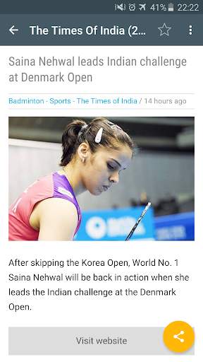 Badminton News 6 تصوير الشاشة