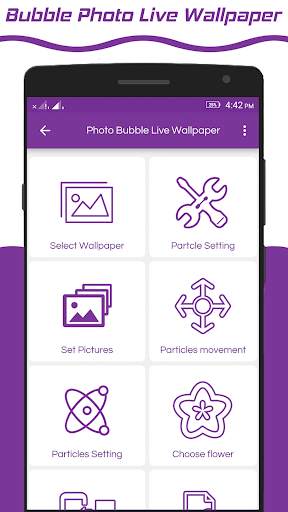 Bubble Photo Live Wallpaper screenshot 1