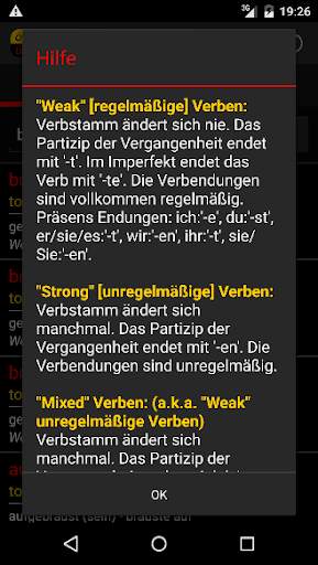 Deutsche Verben screenshot 3