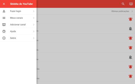 Sininho - YouTube notifications screenshot 12