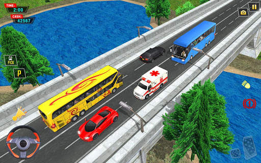 Tourist Bus Driver Game - Game Pelatih Bus screenshot 17