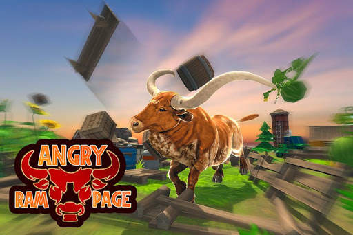 Angry Bull City Attack: Wild Bull Simulator Games screenshot 11