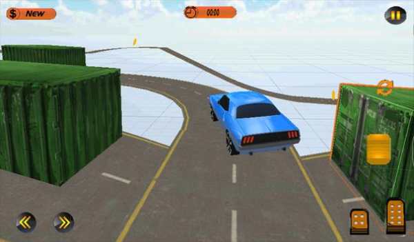 Crazy Car Driving - Impossible Sky Tracks screenshot 1