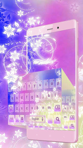 Floral Abstract-Keyboard स्क्रीनशॉट 3