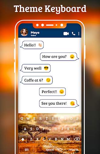 Cheetah Keyboard Theme screenshot 1
