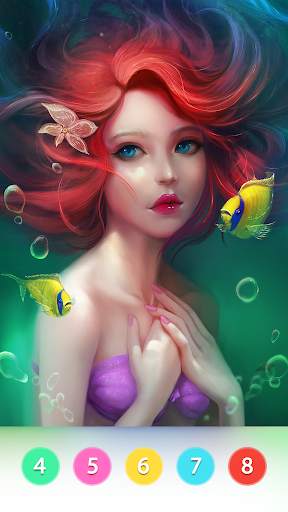 Coloring Fun : Color by Number Games screenshot 1