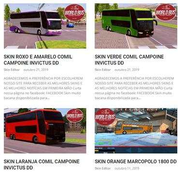 Skins World Bus Driving Simuator - BRUNO SKINS screenshot 3