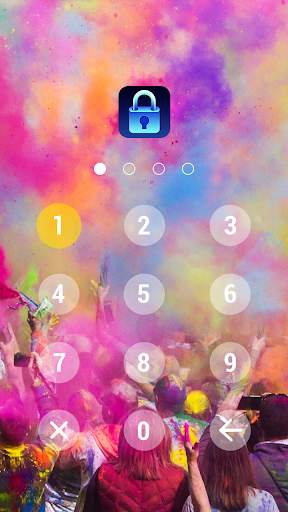 App Lock Master Holi Theme 2 تصوير الشاشة